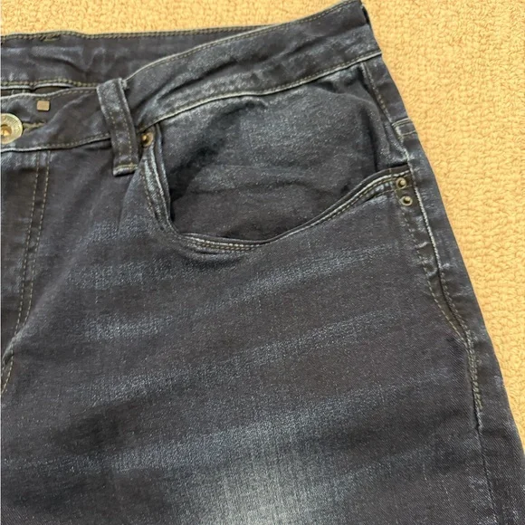 Buffalo David Bitton Men's Relaxed Soft Jeans - Dark Blue - Picture 3 of 6